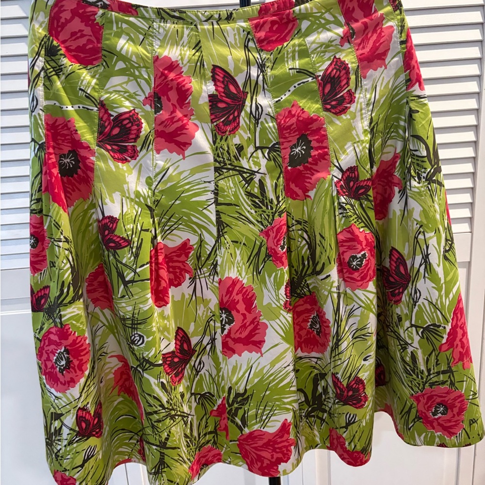 Chicos Floral Print Women's Skirt